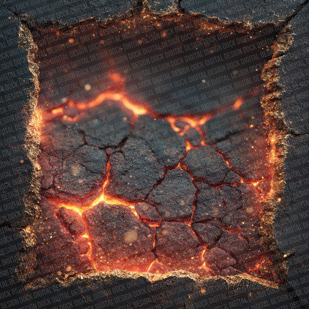 Molten Crack Flow Digital Paper Pack (DDD002565)