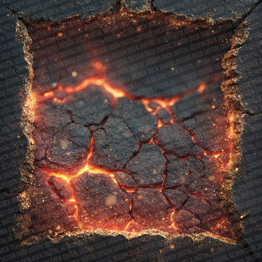 Molten Crack Flow Digital Paper Pack (DDD002565)