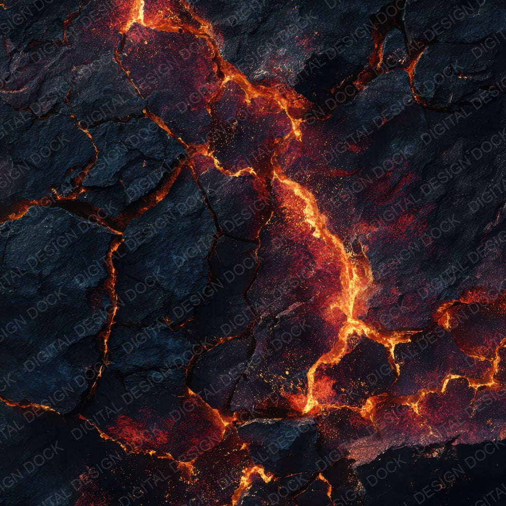Molten Lava Crust Digital Paper Pack (DDD008075)