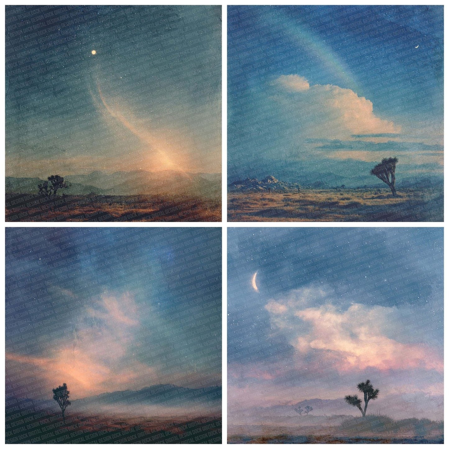 Moonflare Joshua Fade Digital Paper Pack (DDD002594)