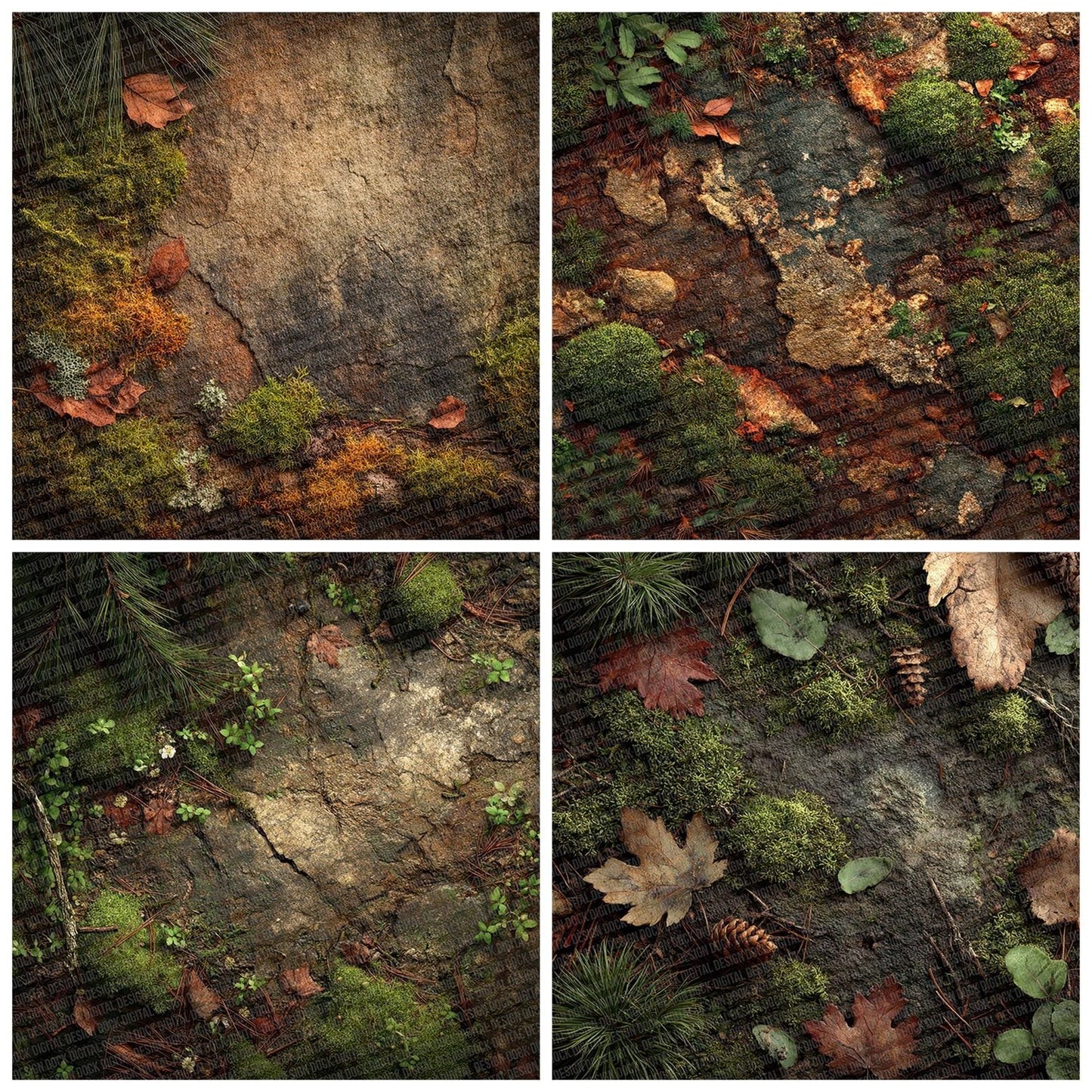 Moss Leaf Litter Digital Paper Pack (DDD002610)