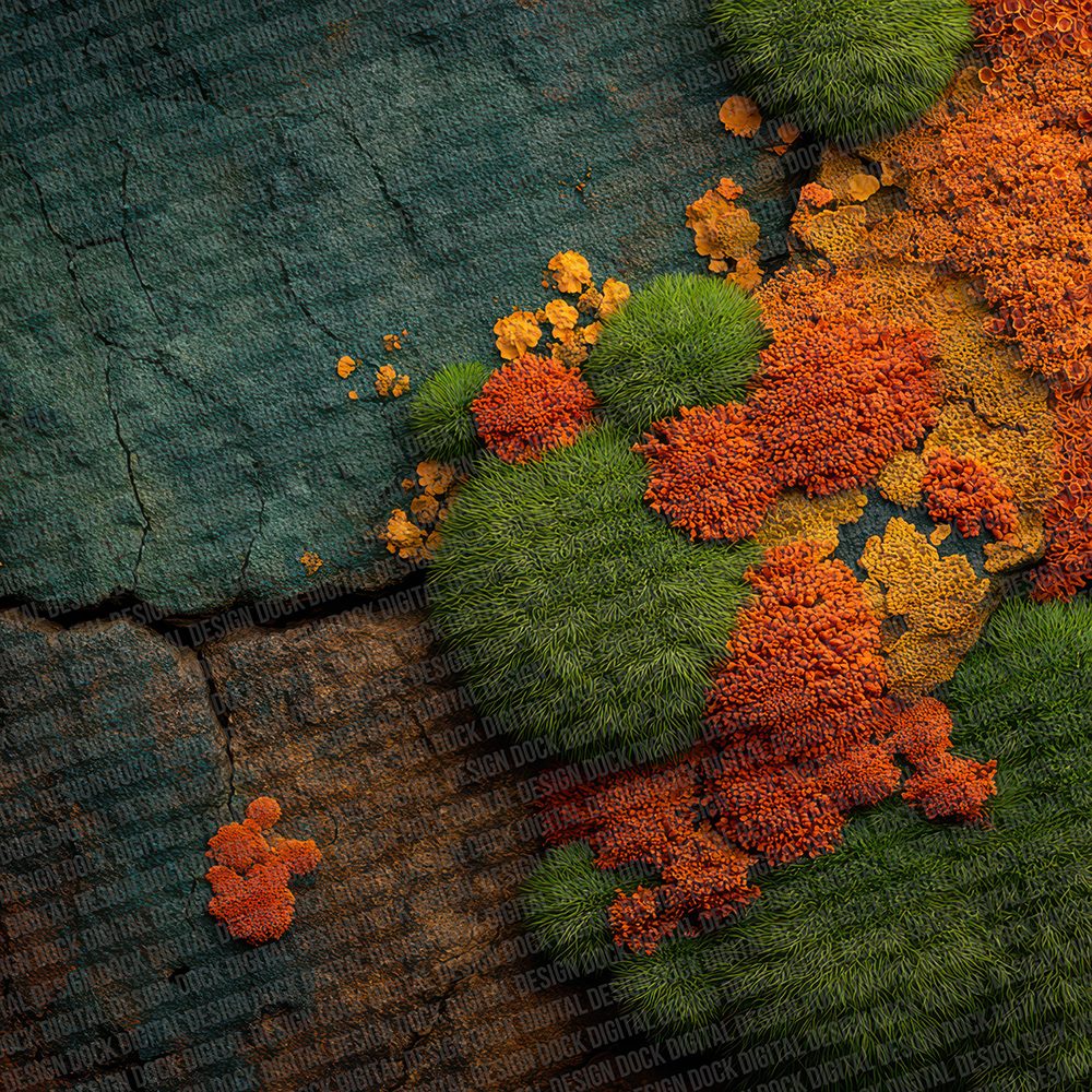 Moss Lichen Close Digital Paper Pack (DDD002611)