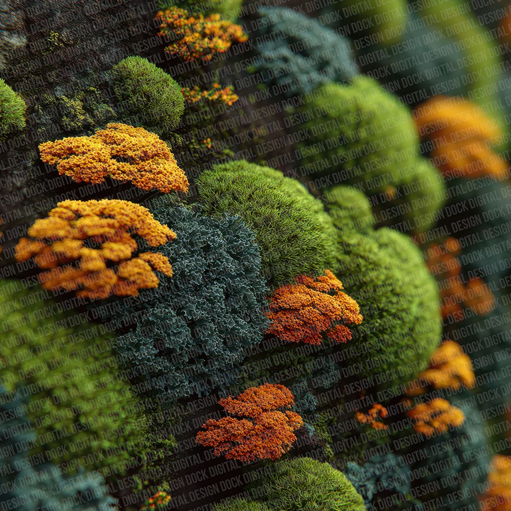Moss Lichen Close Digital Paper Pack (DDD002611)