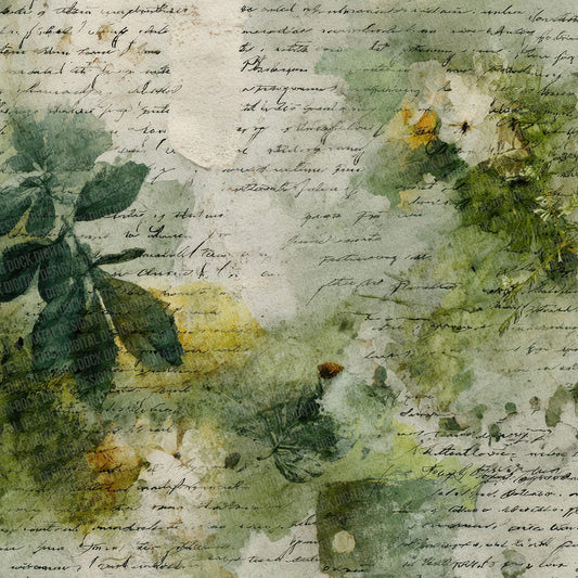Moss Script Field Digital Paper Pack (DDD002616)