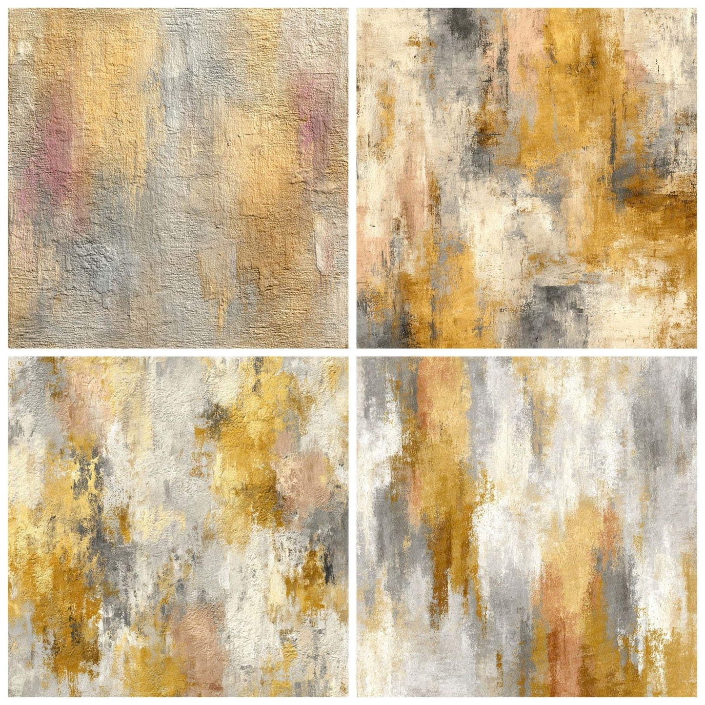 Mustard Wheat Fade Digital Paper Pack (DDD002645)