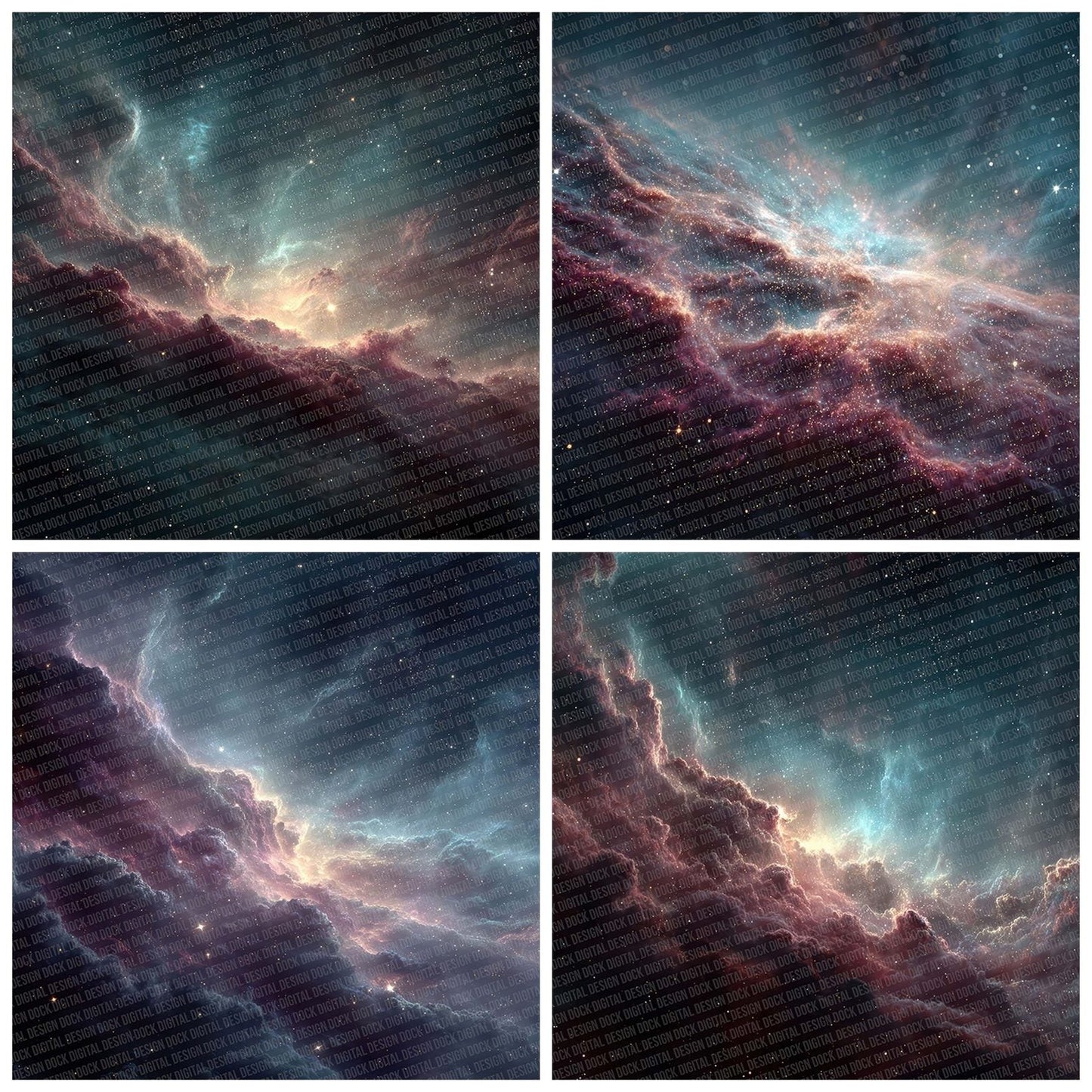 Nebula Drift Fade Digital Paper Pack (DDD002673)