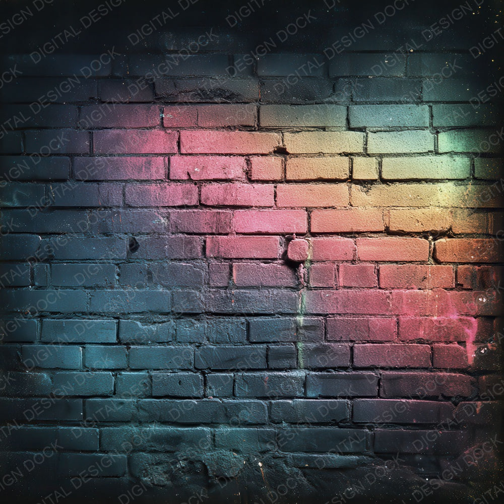 Neon Brick Mesh Digital Paper Pack (DDD007683)