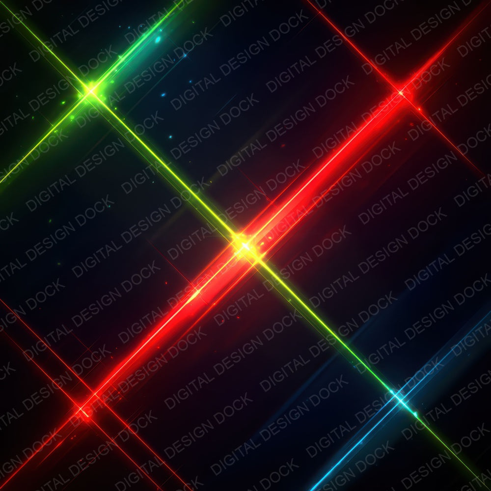 Neon Crossing Beams Digital Paper Pack (DDD008333)