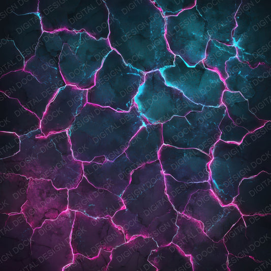 Neon Fracture Grunge Digital Paper Pack (DDD008592)
