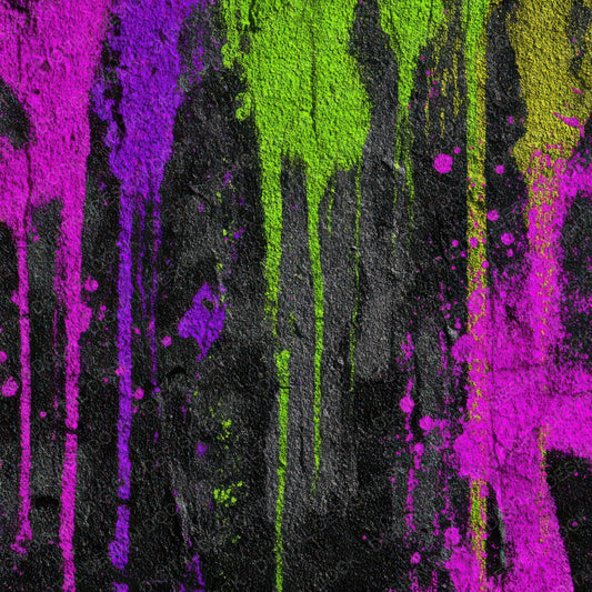 Neon Graffiti Grunge Digital Paper Pack (DDD008575)