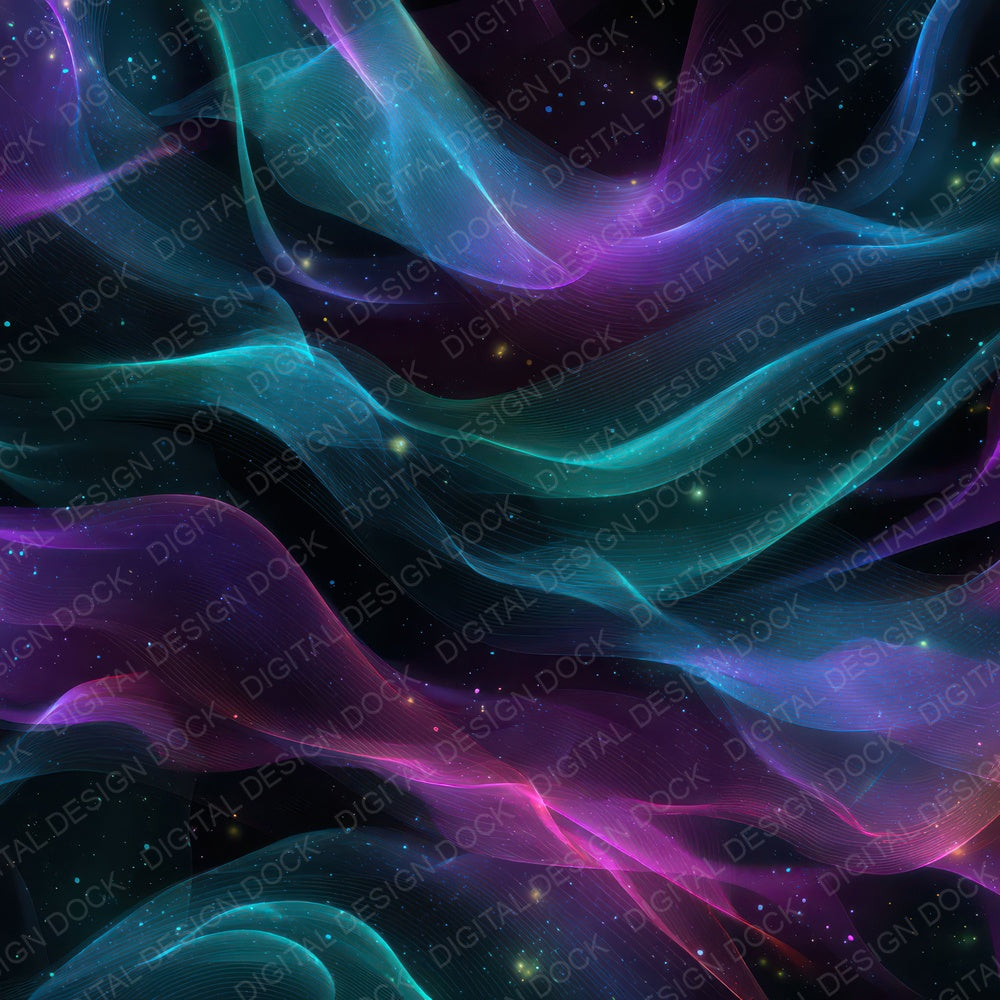 Neon Ink Plumes Digital Paper Pack (DDD008782)