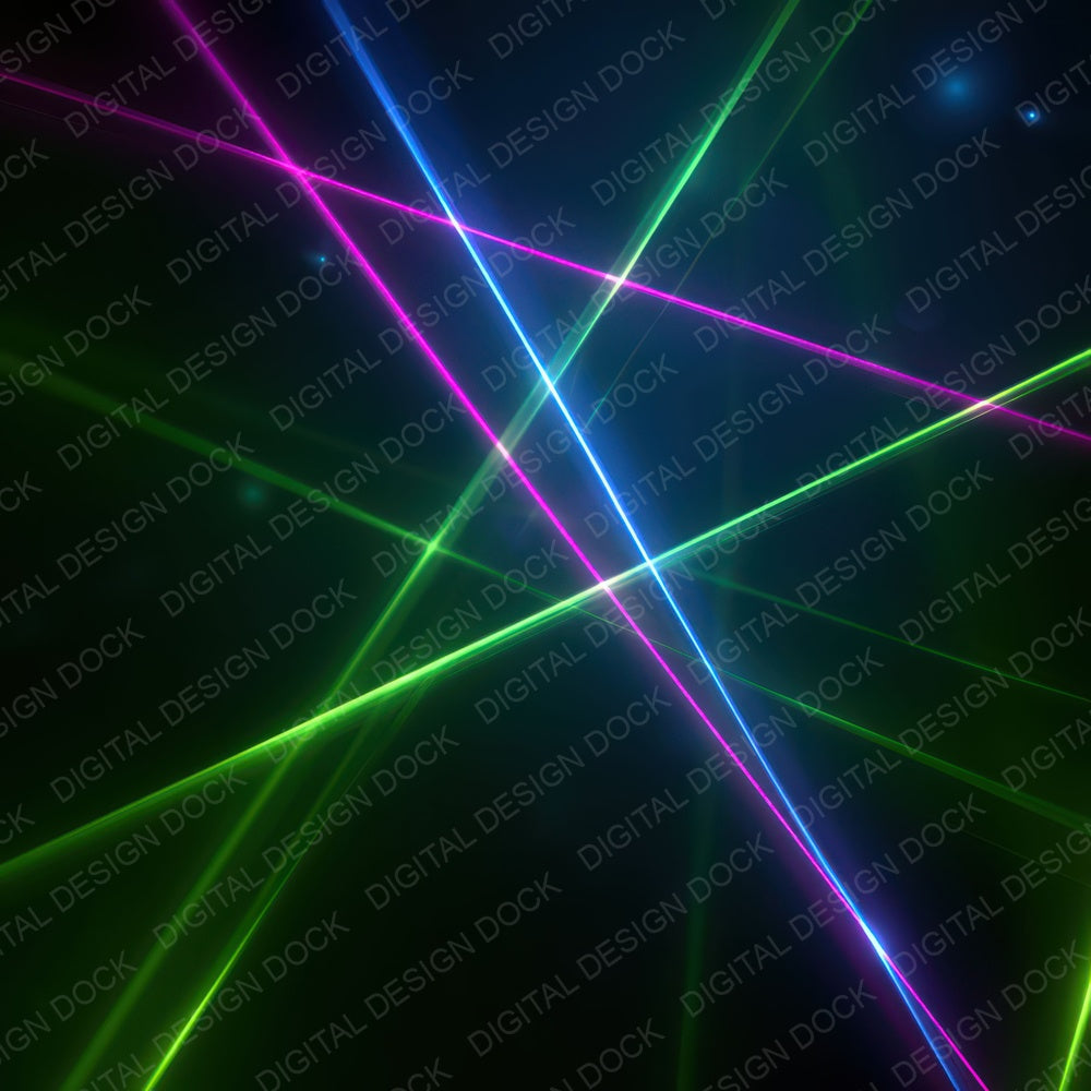 Neon Laser Lines Digital Paper Pack (DDD008315)