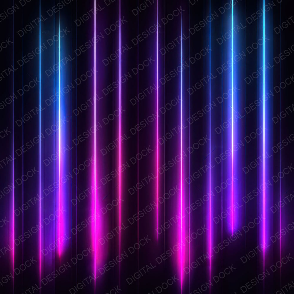 Neon Light Bars Digital Paper Pack (DDD008335)