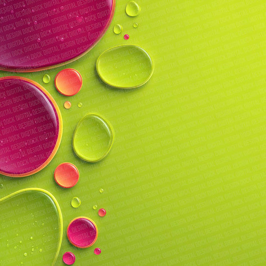 Neon Liquid Edge Digital Paper Pack (DDD002708)