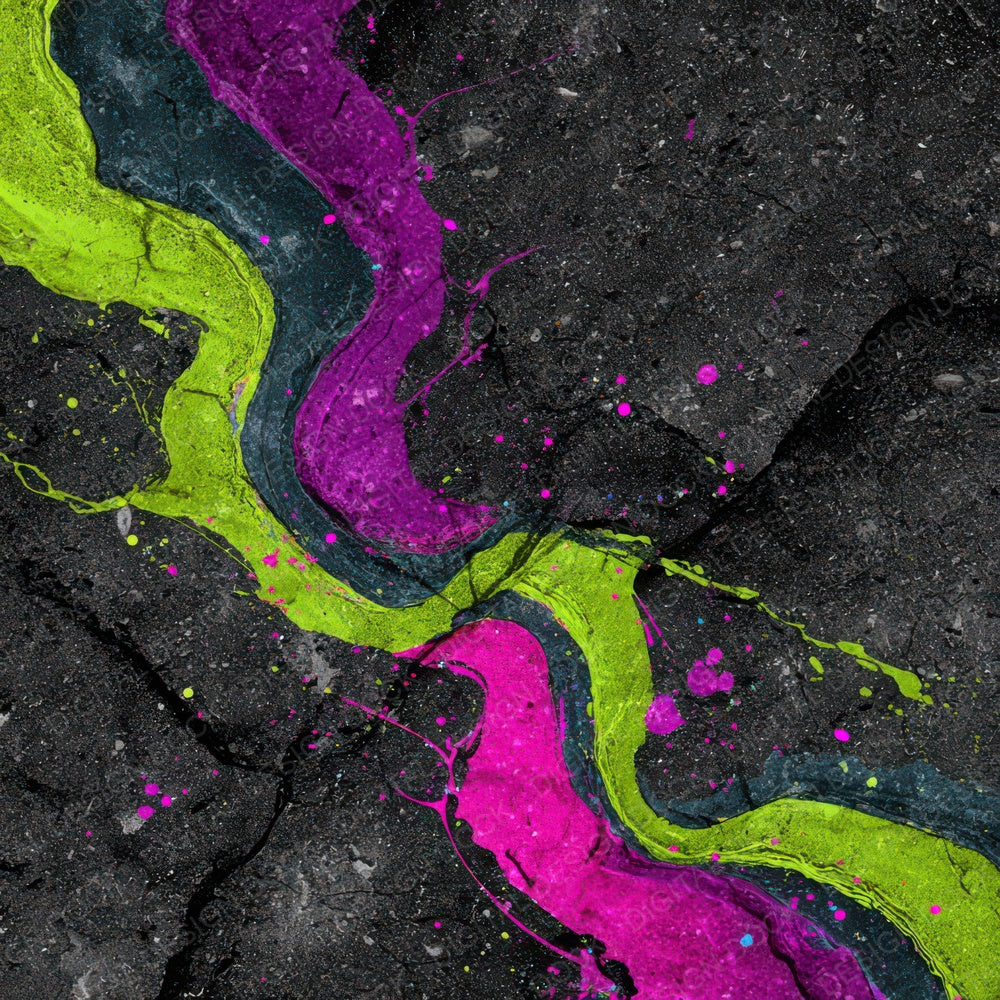 Neon Liquid Grunge Digital Paper Pack (DDD008595)