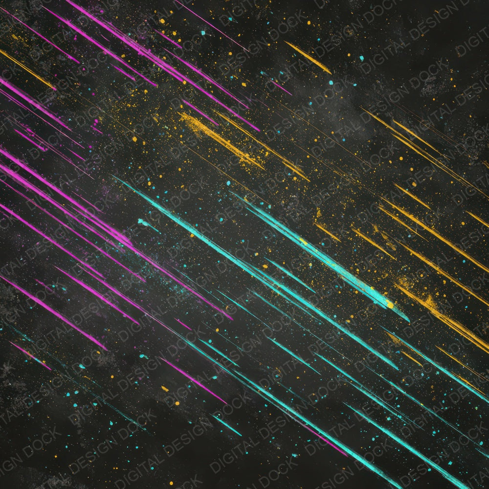 Neon Particle Grunge Digital Paper Pack (DDD008612)
