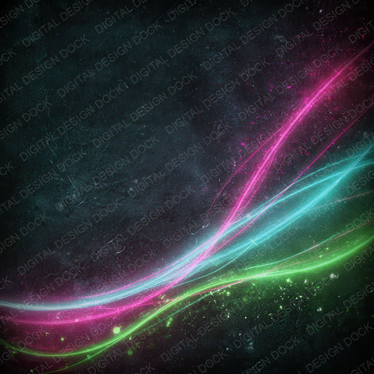Neon Plasma Grunge Digital Paper Pack (DDD008613)