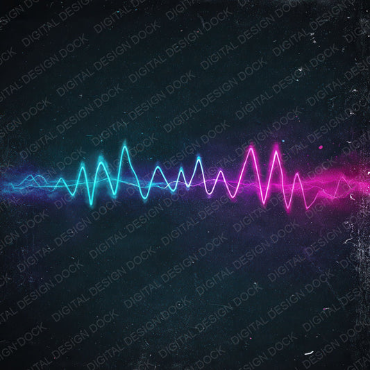 Neon Pulse Grunge Digital Paper Pack (DDD008596)