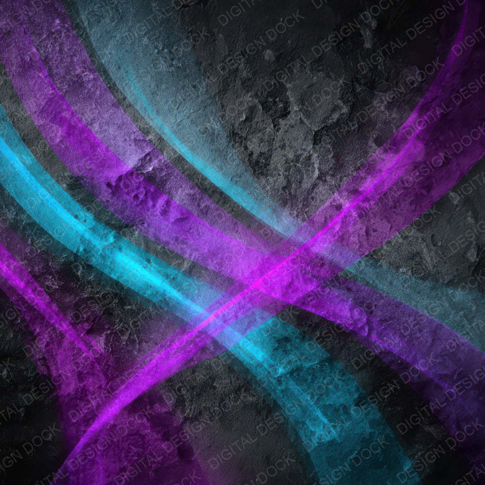 Neon Ribbon Grunge Digital Paper Pack (DDD008598)