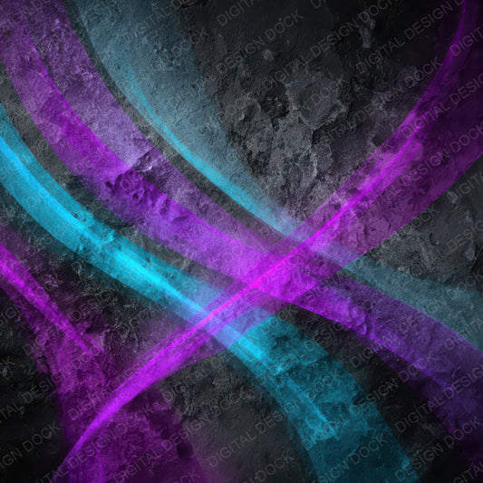 Neon Ribbon Grunge Digital Paper Pack (DDD008598)