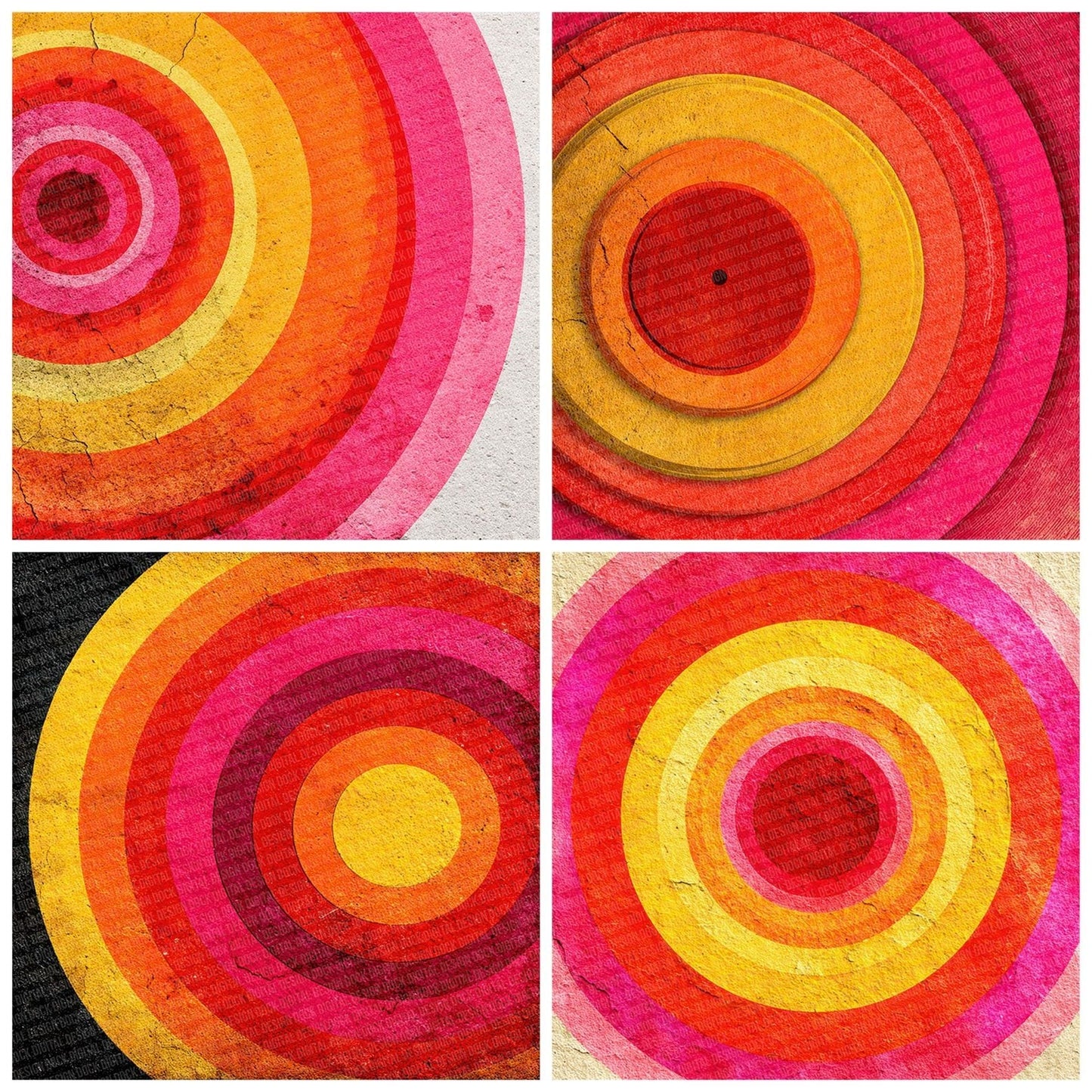 Neon Ring Vinyl Digital Paper Pack (DDD007692)