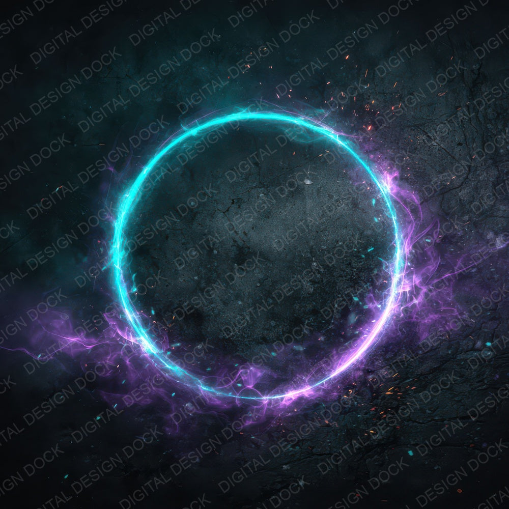 Neon Shockwave Grunge Digital Paper Pack (DDD008601)