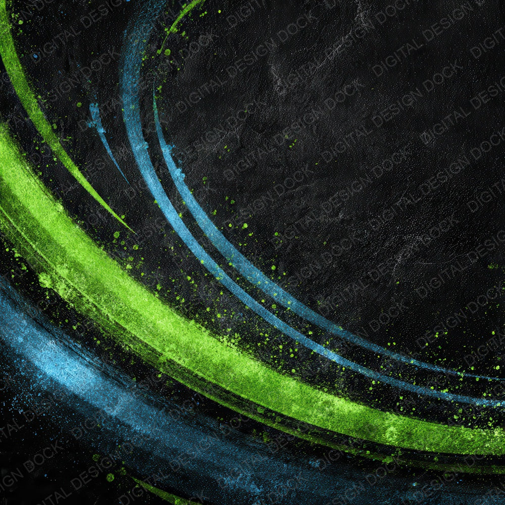 Neon Spiral Grunge Digital Paper Pack (DDD008603)