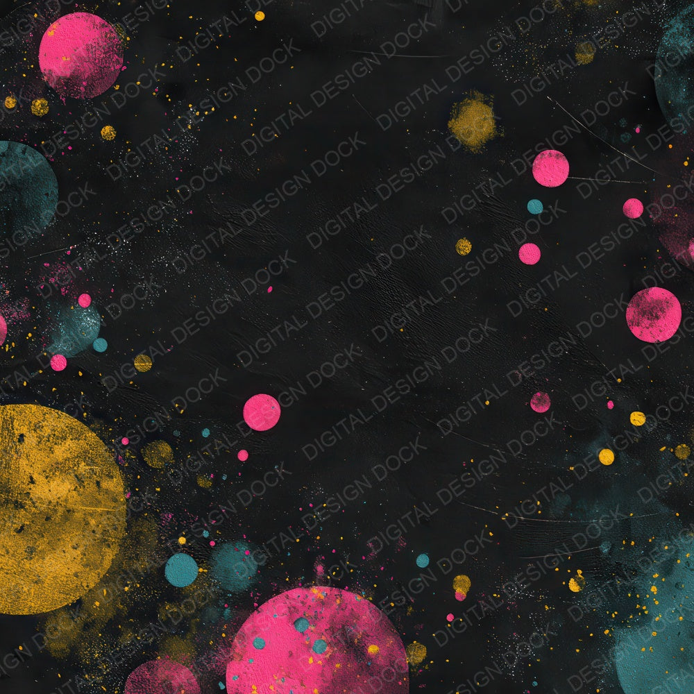 Neon Splash Grunge Digital Paper Pack (DDD008604)