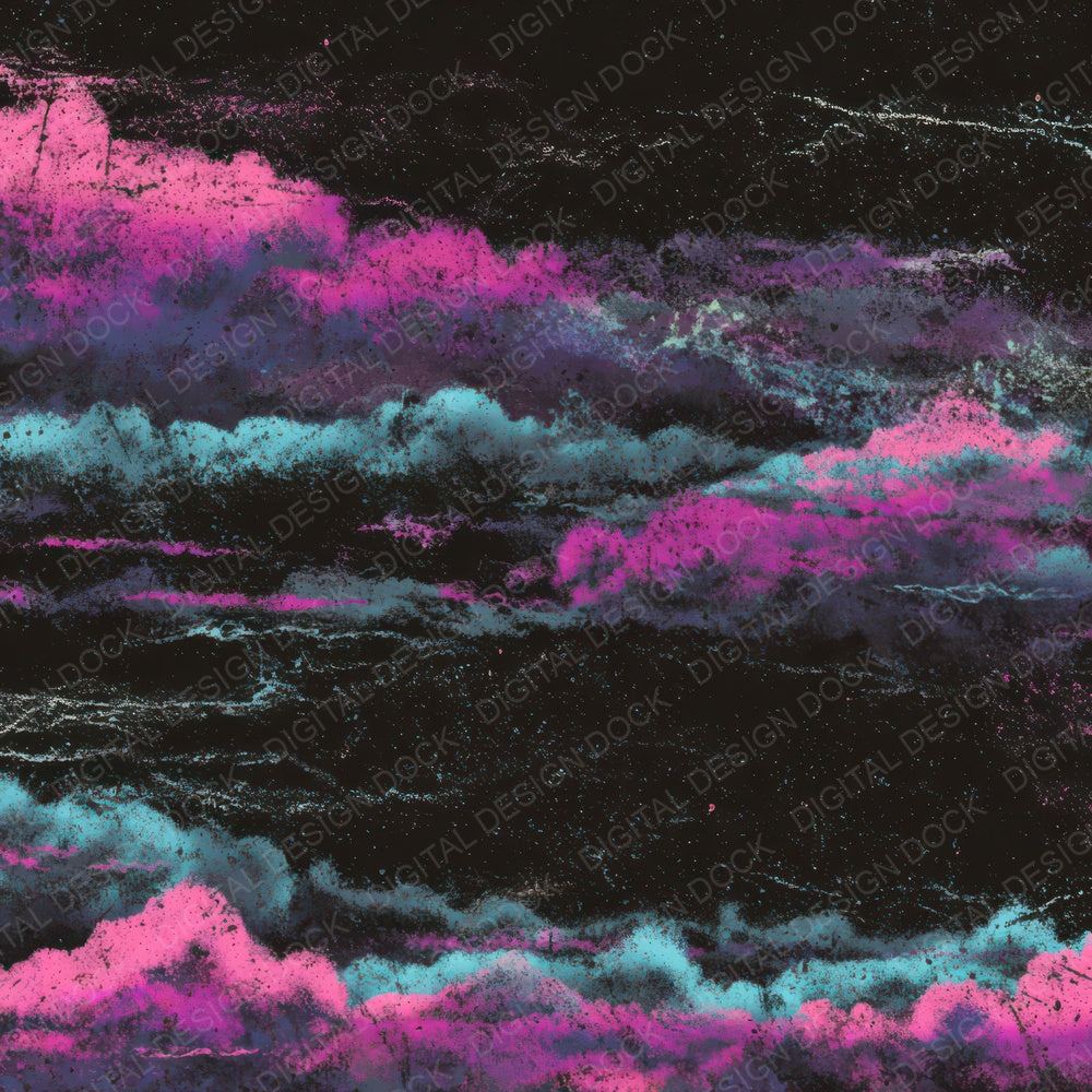 Neon Vapor Grunge Digital Paper Pack (DDD008607)