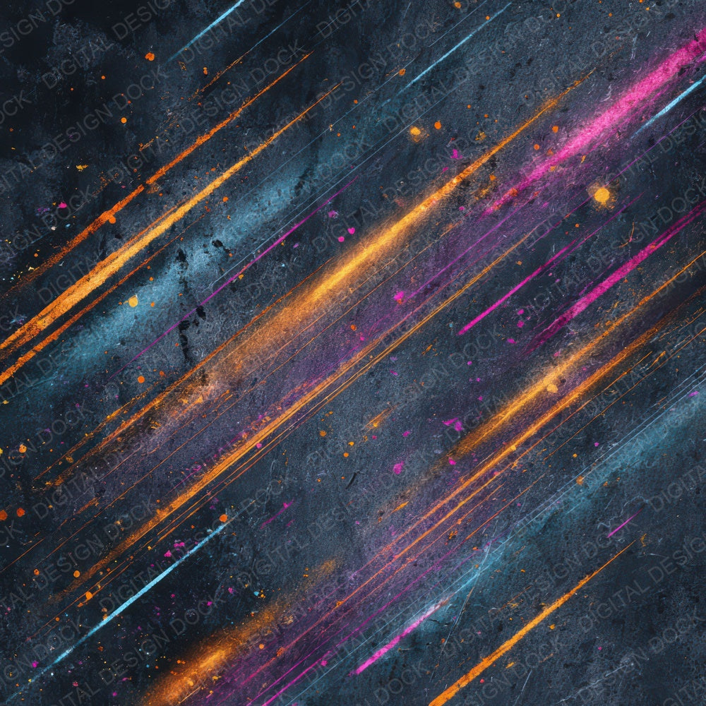 Neon Vapor Trail Grunge Digital Paper Pack (DDD008618)