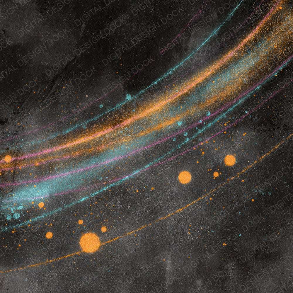 Neon Vapor Trail Grunge Digital Paper Pack (DDD008618)