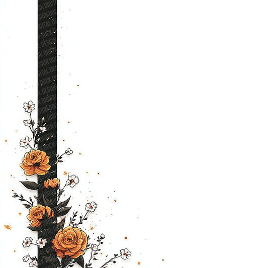 Noir Bloom Digital Paper Pack (DDD002758)