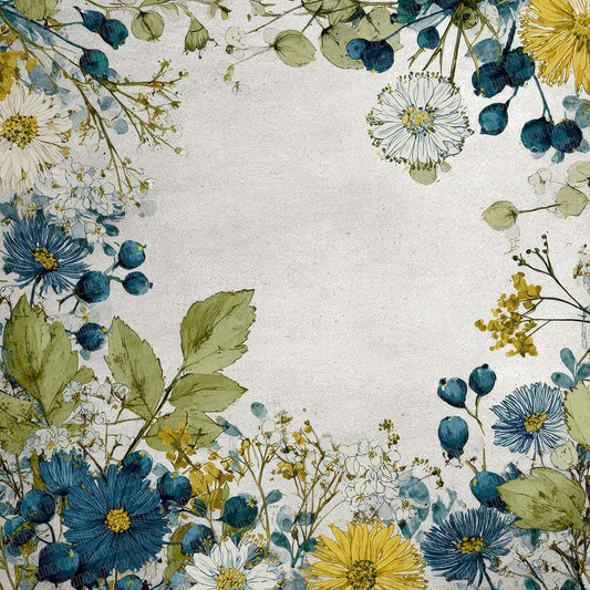 Nordic Midsummer Florals Digital Paper Pack (DDD002763)