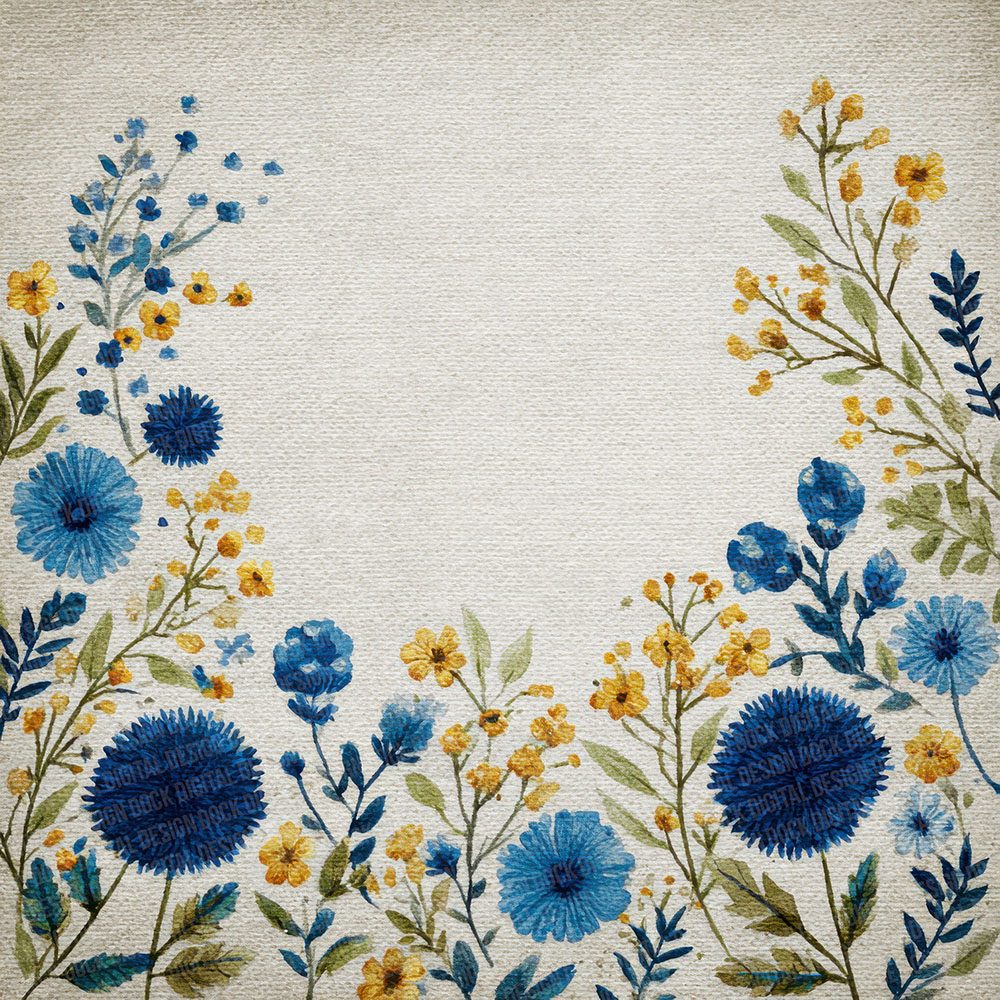 Nordic Midsummer Florals Digital Paper Pack (DDD002763)