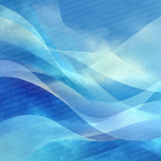 Ocean Blue Abstract Digital Paper Pack (DDD002780)