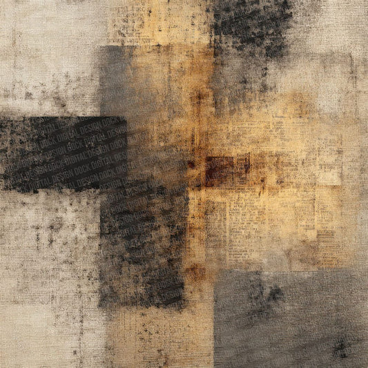 Ochre Parchment Christian Sacred Layers Digital Paper Pack (DDD002789)