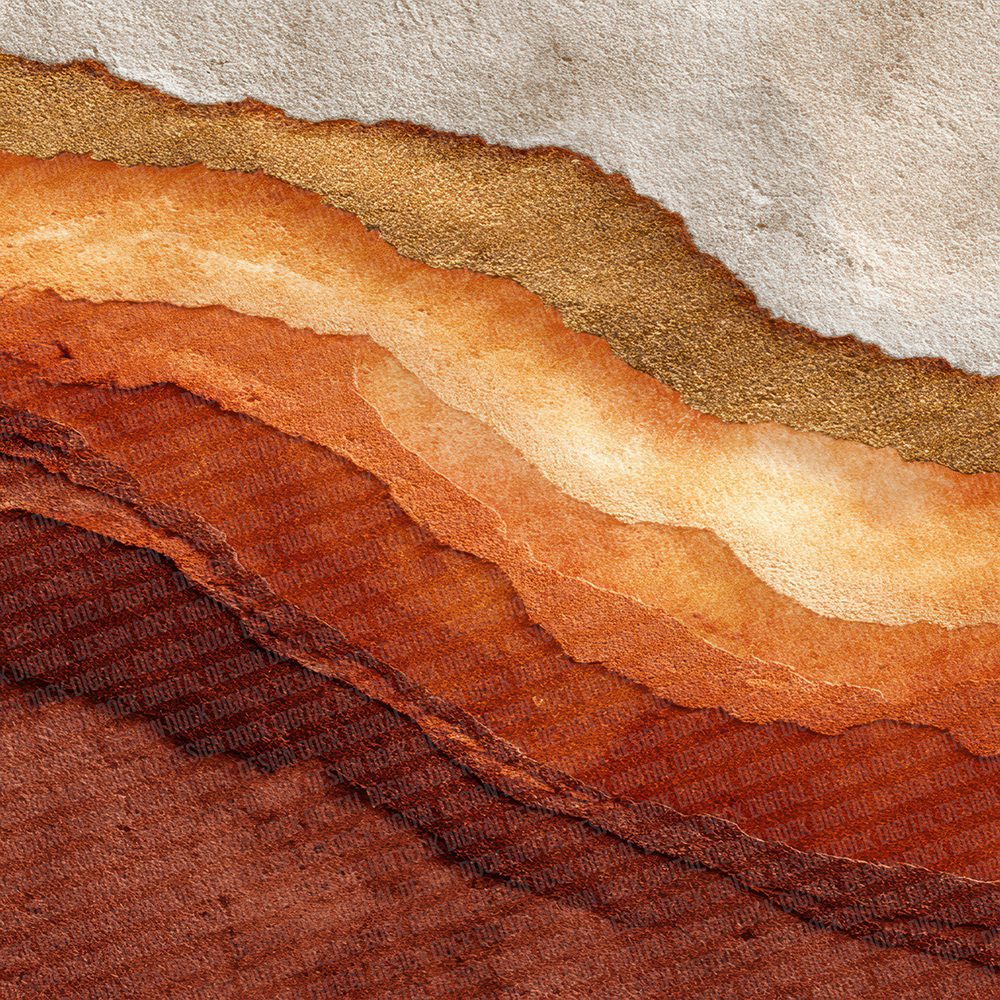 Ochre Rust Brush Digital Paper Pack (DDD002792)