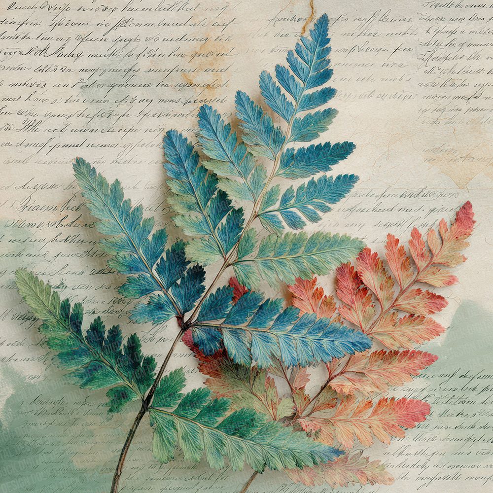 Offset Fern Journal Digital Paper Pack (DDD002798)