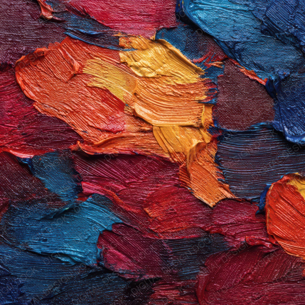 Oil Impasto Texture Digital Paper Pack (DDD008404)