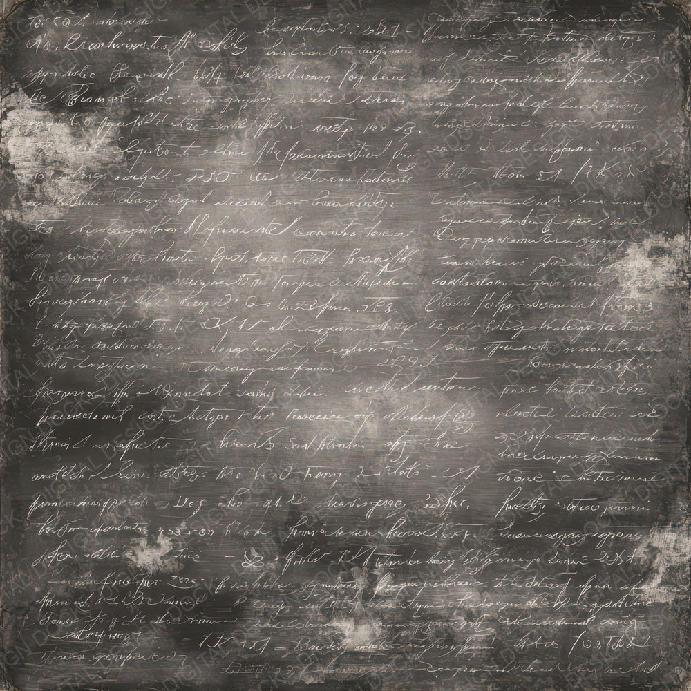 Old Classroom Blackboard Paper Background Digital Paper Pack (DDD008874)