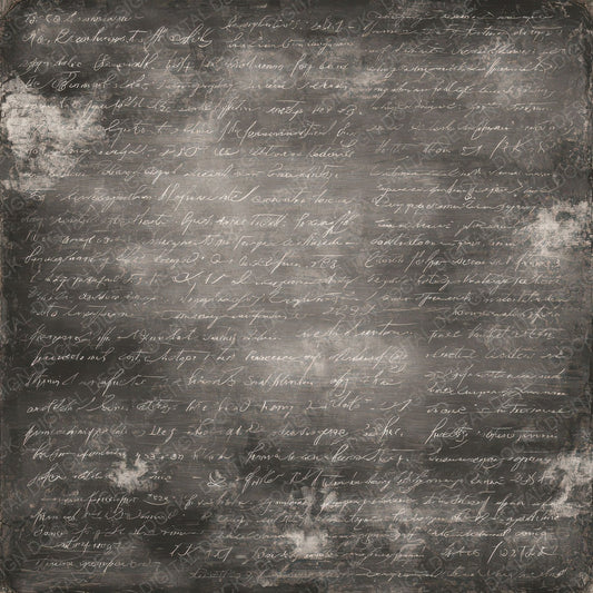 Old Classroom Blackboard Paper Background Digital Paper Pack (DDD008874)