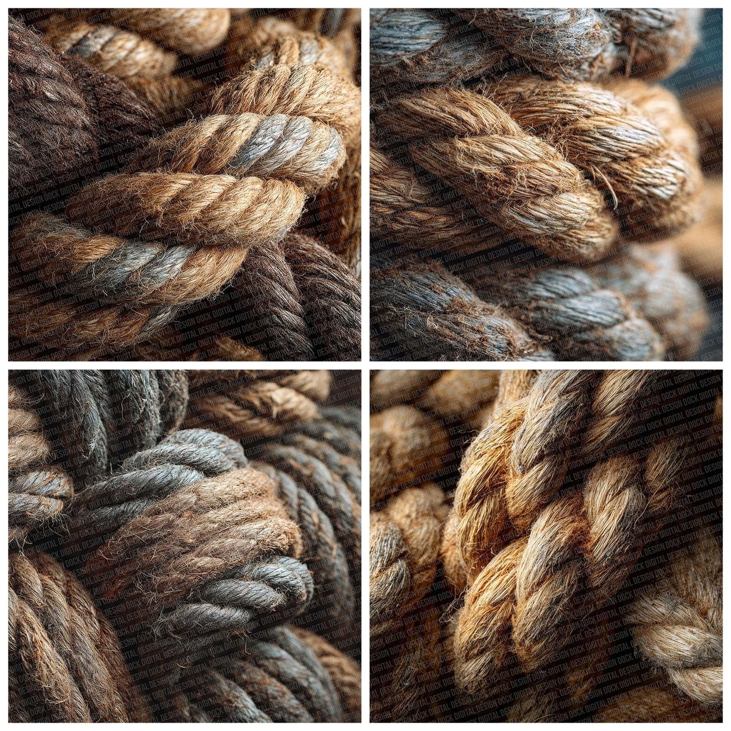 Old Rope Texture Digital Paper Pack (DDD002814)
