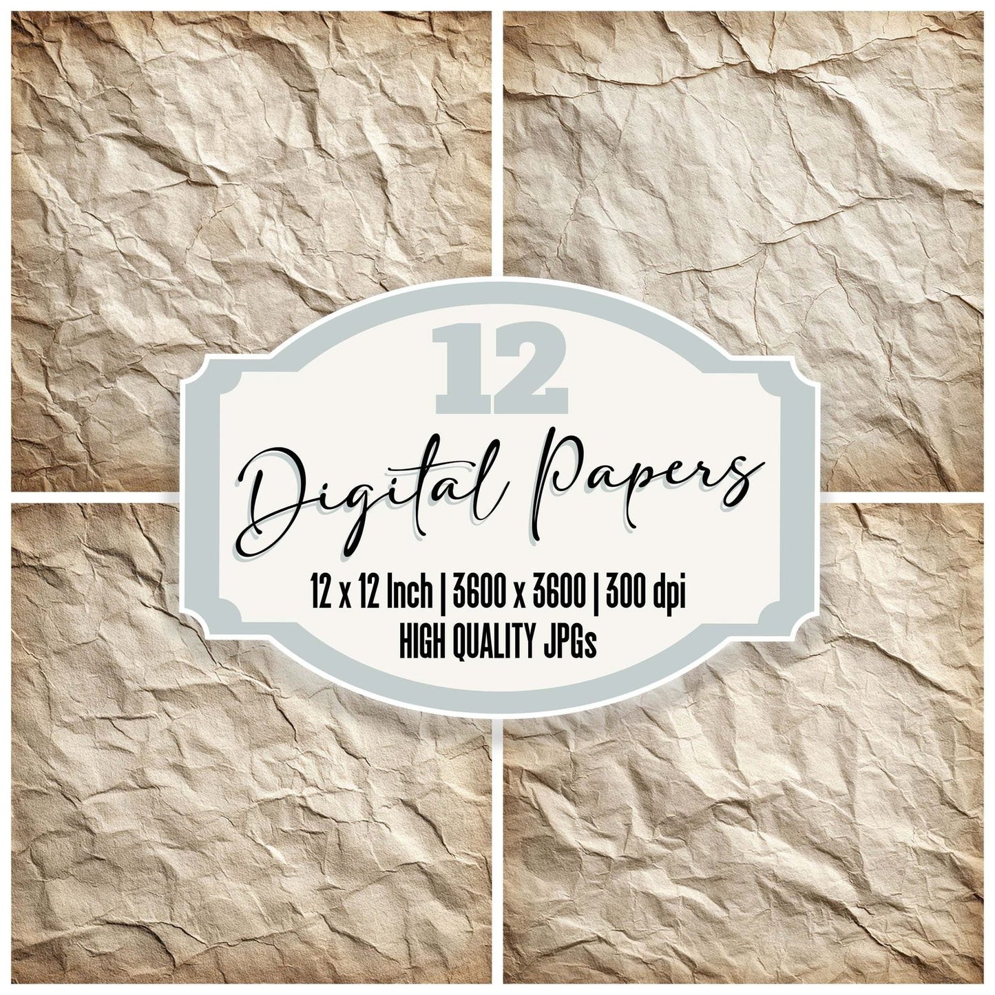 Old Texture Paper Digital Paper Pack (DDD002815)