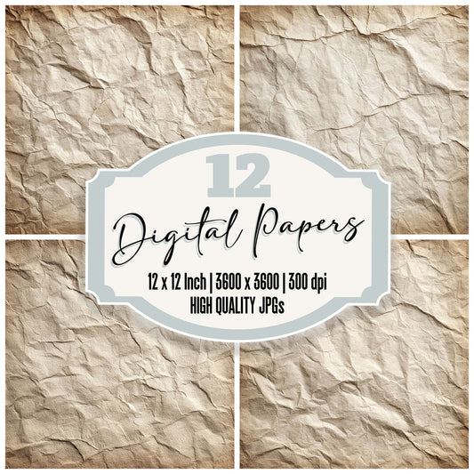 Old Texture Paper Digital Paper Pack (DDD002815)
