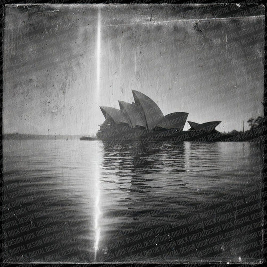 Opera House Damaged Photo Digital Paper Pack (DDD002827)