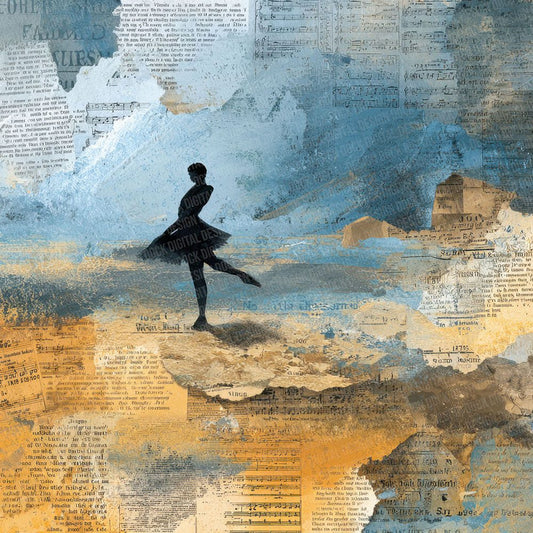 Opera Tear Collage Digital Paper Pack (DDD002828)