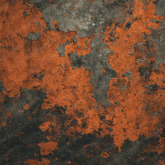 Orange Rust Metal Digital Paper Pack (DDD008102)