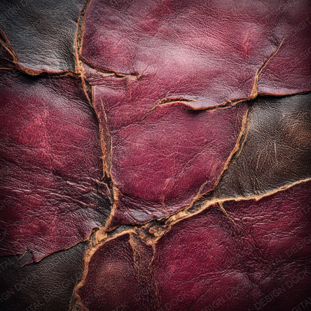 Oxblood Leather Surface Digital Paper Pack (DDD007901)