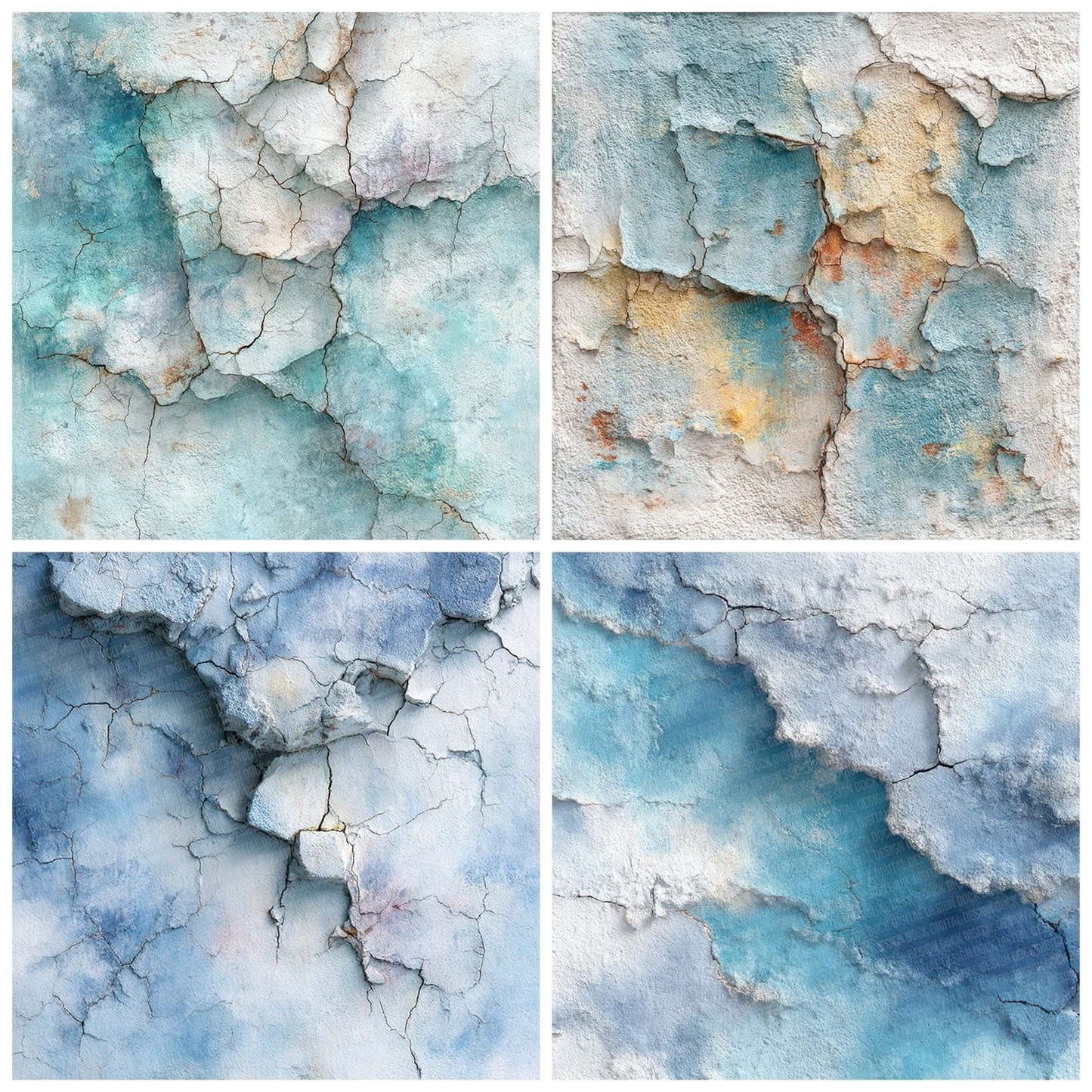 Paint Wall Crack Digital Paper Pack (DDD002867)