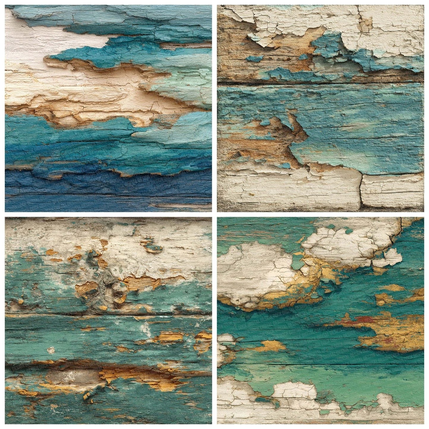 Painted Wood Texture Digital Paper Pack (DDD002869)